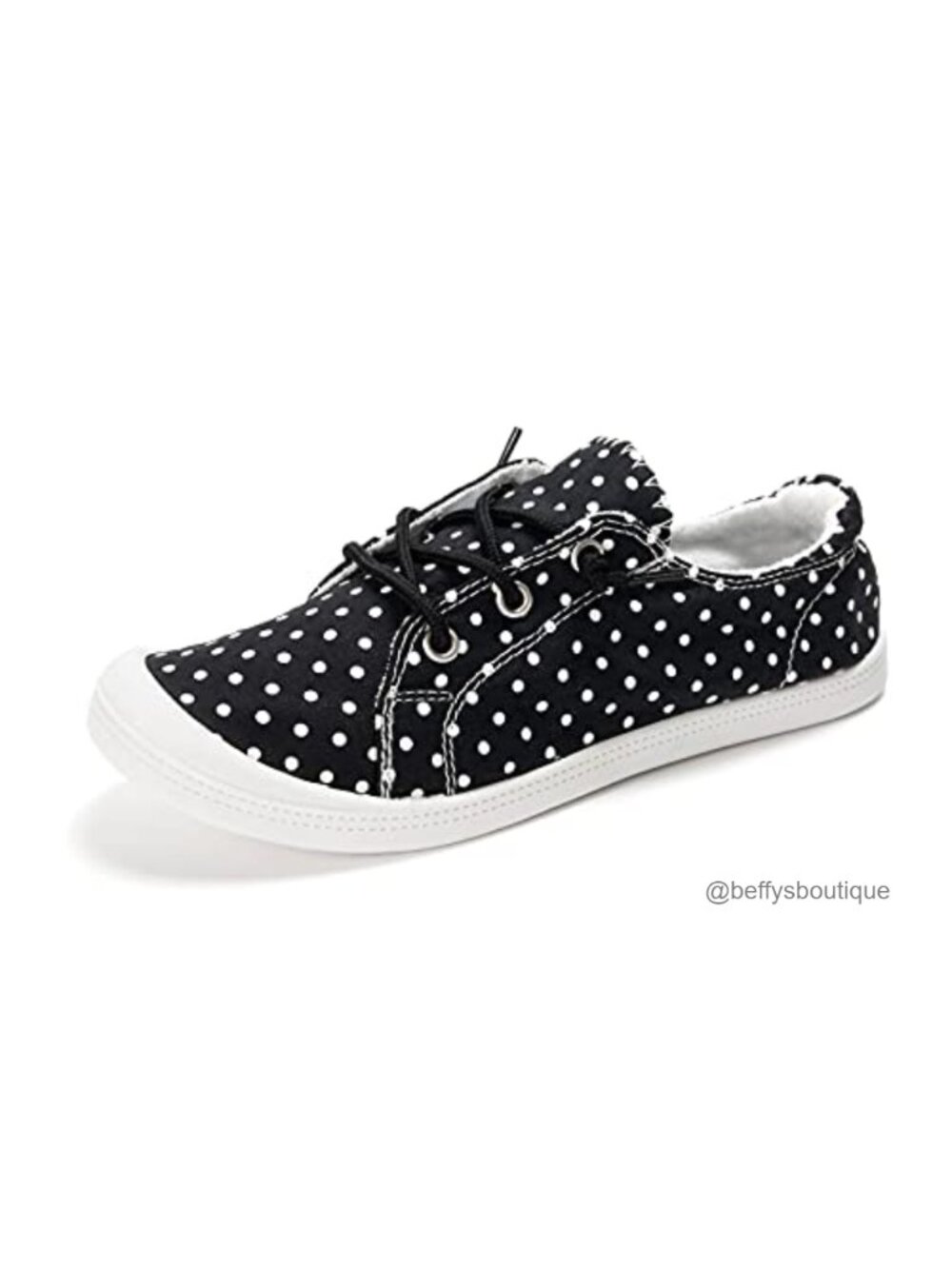 Canvas Slip-On Sneakers Low Top Casual Tennis Shoes Memory Foam Insole